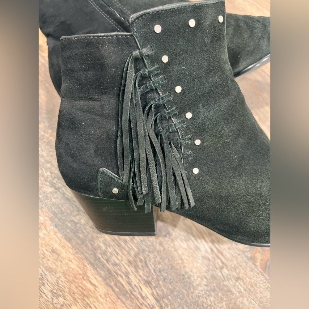 Sam Edelman Rudie Studded Fringe Boots Size 10 - Picture 7 of 8